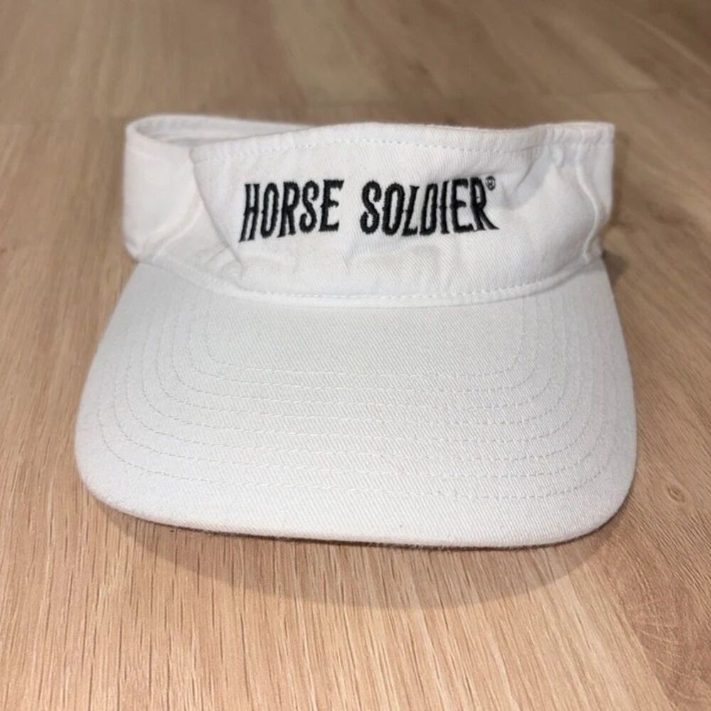 Horse Soldier White Embroidered Visor Richardson R45